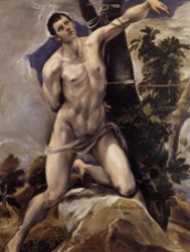 St Sebastian (c. 1577) - El Grecco